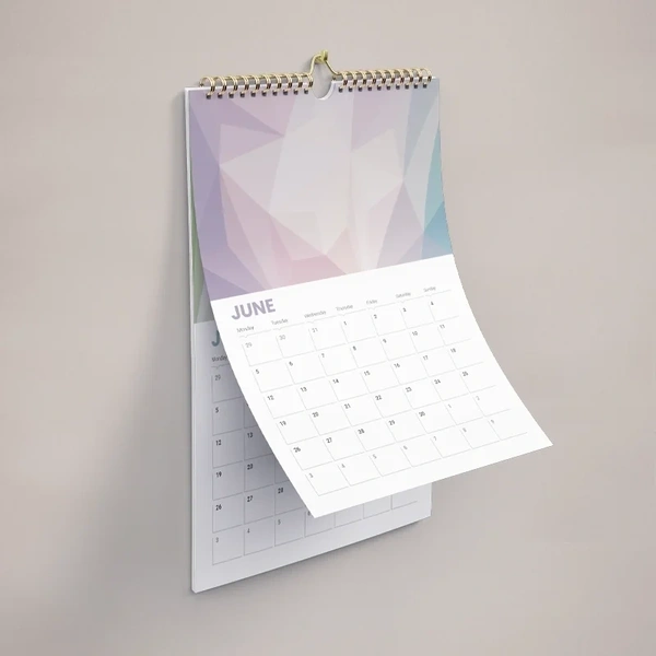 Thumb Cut Calendar  - 02
