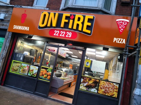 On Fire - 3D Shop Signage Teesside